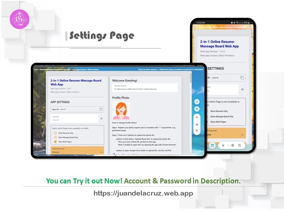 2in1 Resume & Message Board site, Computers & Tech, Office