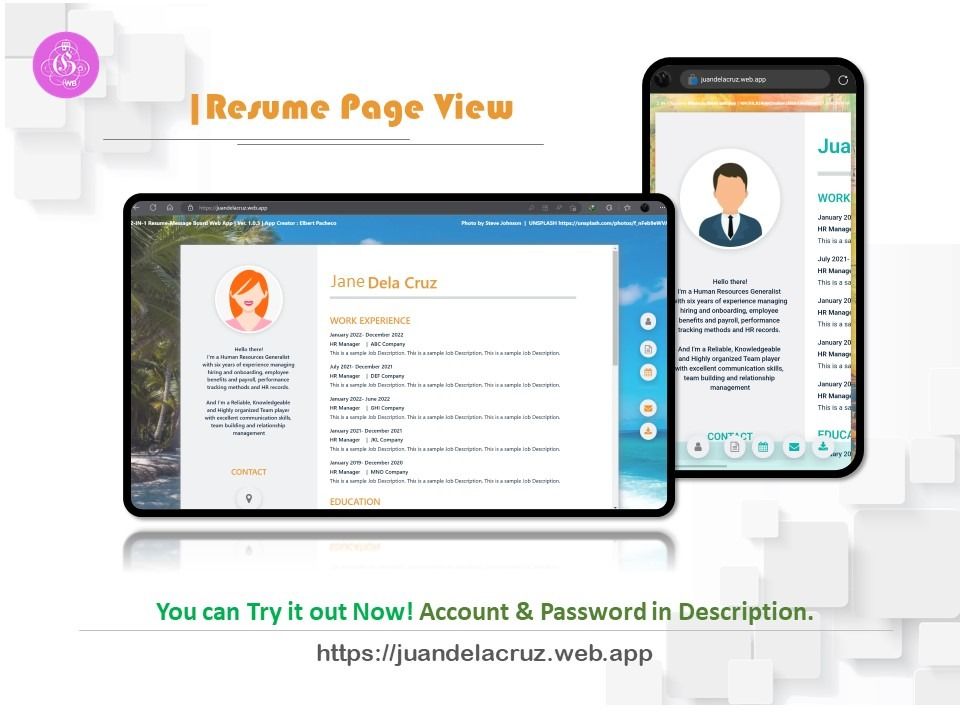 2in1 Resume & Message Board site, Computers & Tech, Office