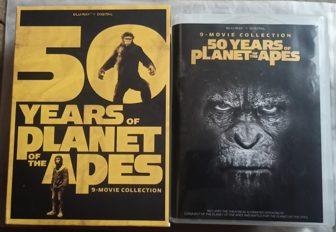 50 years of planet apes bluray on Carousell