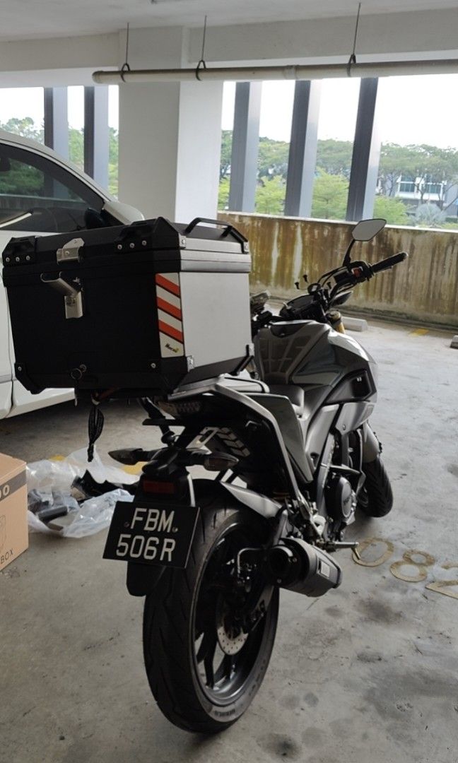 55L Top Box light weight, Motorcycles, Motorcycle Accessories on Carousell