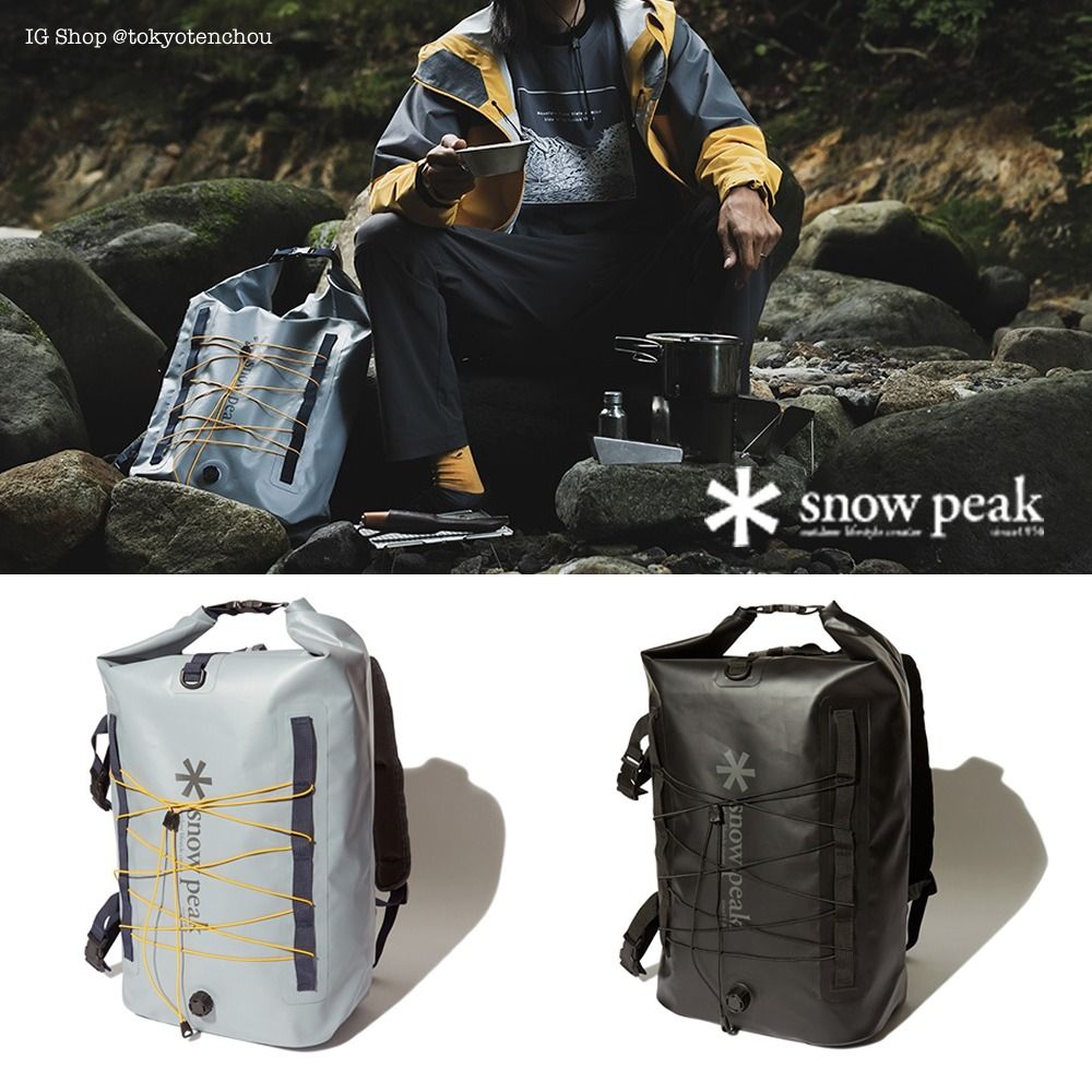 Snow Peak × TONEDTROUT Guide Dry 若 Pack 