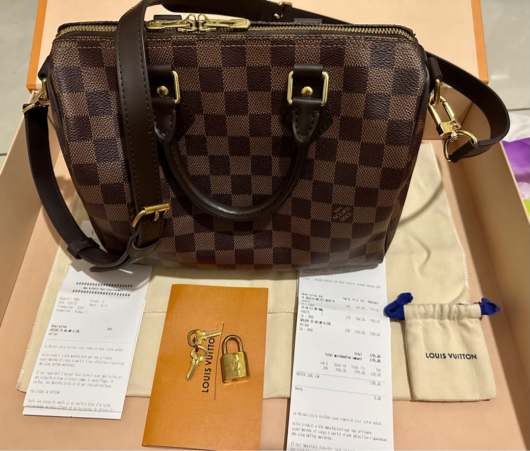 LV Speedy 25 monogram boutique quality , Luxury, Bags & Wallets on Carousell