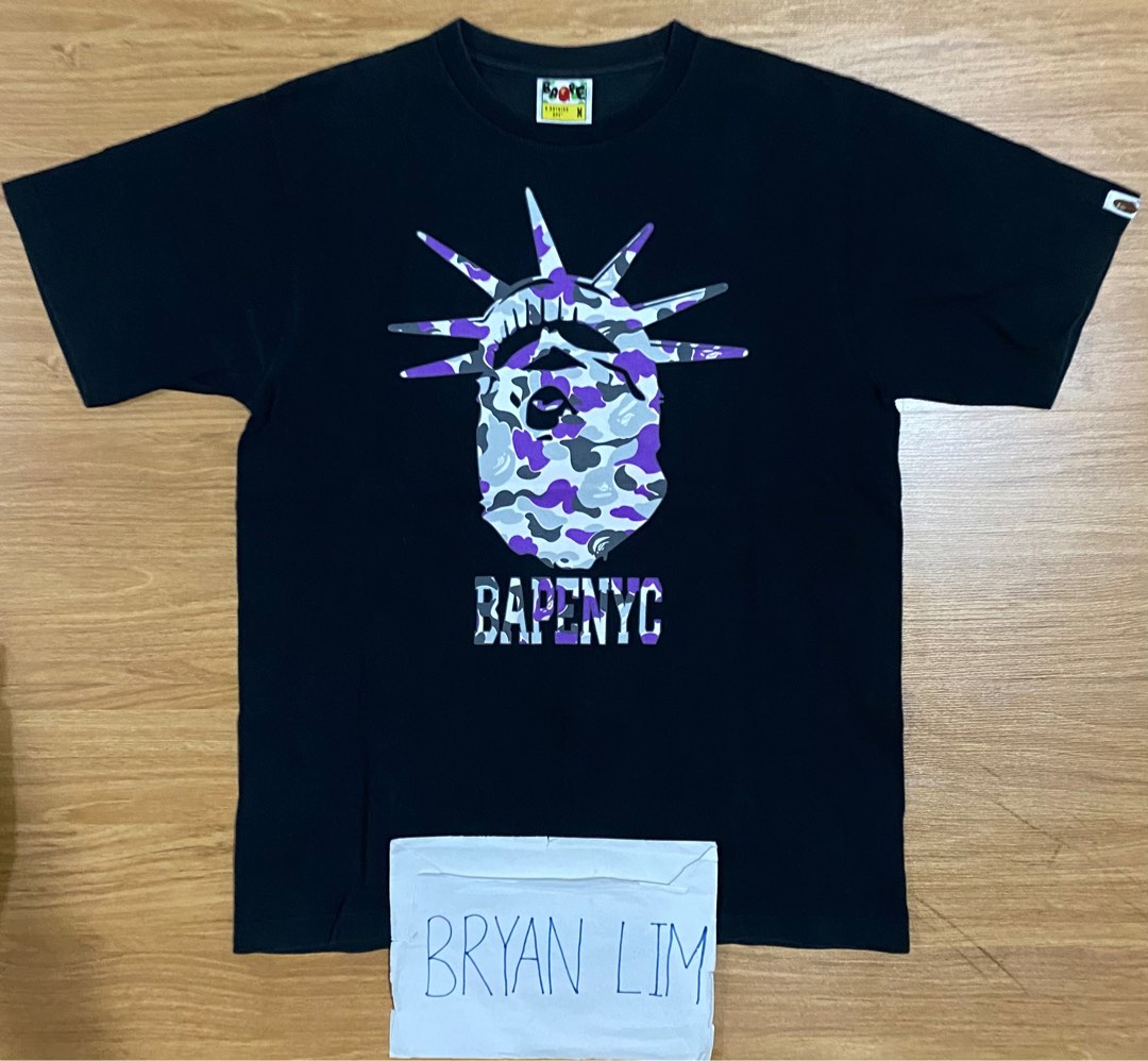 New york online bape shirt