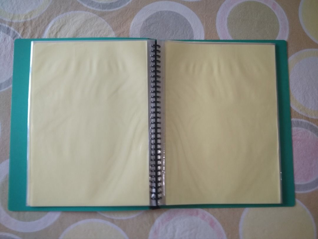 A4 size Clear File 20 Pockets/Sheets 30Rings Binder Refillable