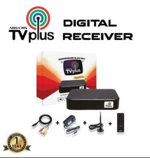 ABS-CBN ORGINAL TV Plus [Complete SET] Digital TV Converter BOX Used For Families and Fehicles