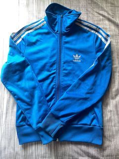 正品adidas藍色外套38 請仔細看說明