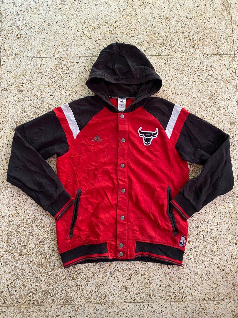 Adidas Chicago Bulls Varsity Jacket Men s Fashion Tops Sets