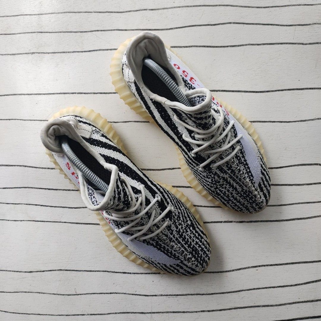 Yeezy boots zebra sales