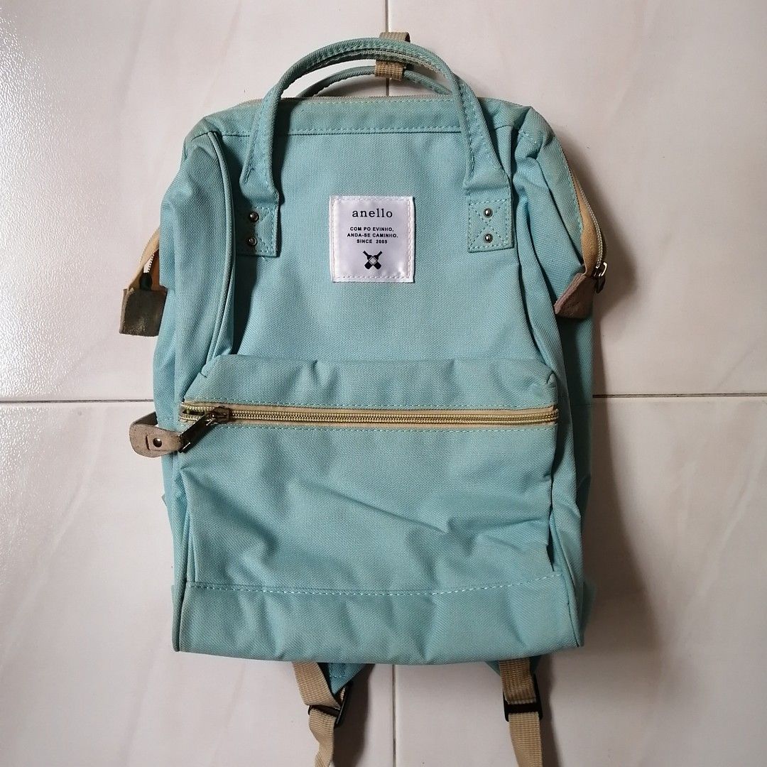 anello small light blue/baby blue kuchigane backpack  display picture 1