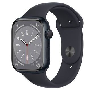 Apple Watch Series 8 GPS 41mm Midnight Aluminium Case with Midnight Sport Band - Regular