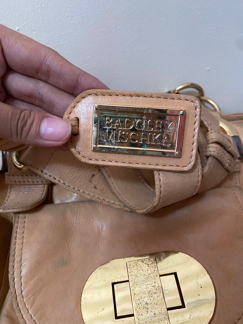 Authentic Badgley Mischka Shoulder Bag (Category: Luxury Bags & Wallets) located in Makati City. Submitted by etrastrinai (Listing ID 1216881195, Image 3). Description: Flaw: discolorations (can be restored) Bought in the US for $299 or around 15k pesos Selling price: 10,000 (a steal price! ❤️).