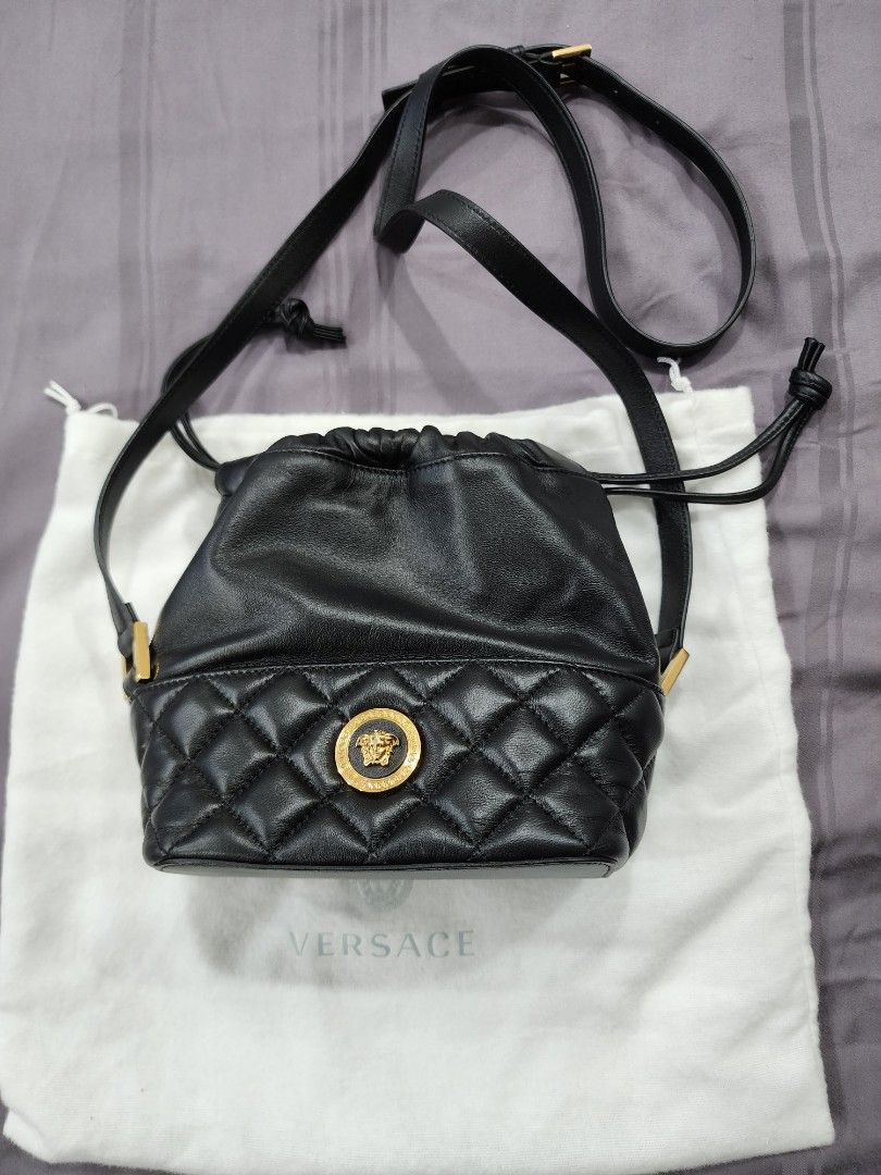 Authentic Versace Bucket Bag, Luxury, Bags & Wallets on Carousell