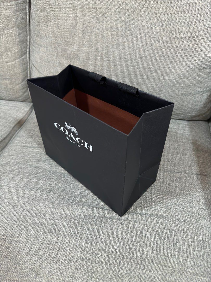 Coach paper bag 2025 original