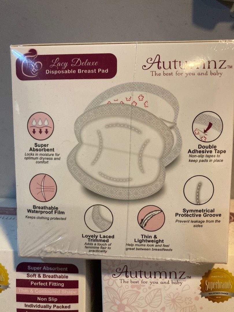 Autumnz LACY Deluxe Disposable Breast Pads 36pcs