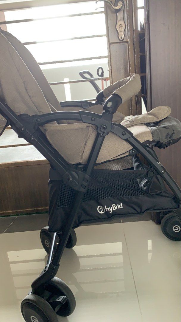 Hybrid swivel top stroller