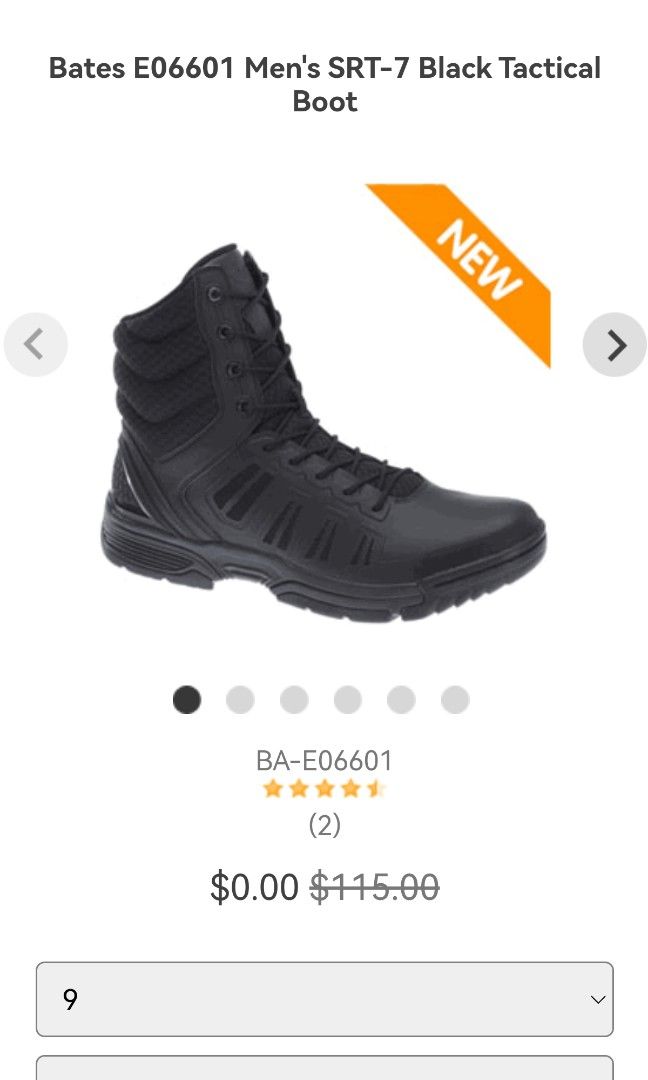 Bates srt top 7 boots