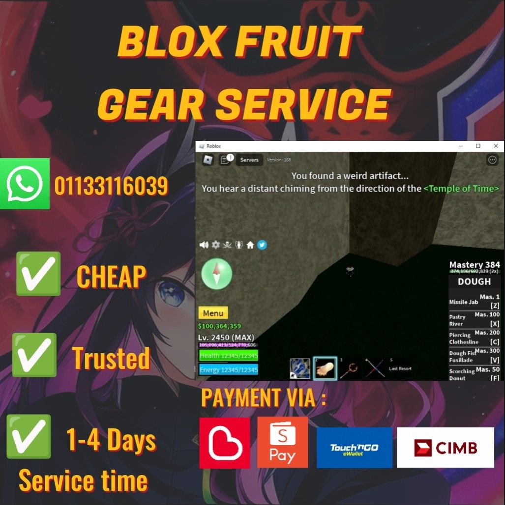 Blox Fruits  Pull Lever Service