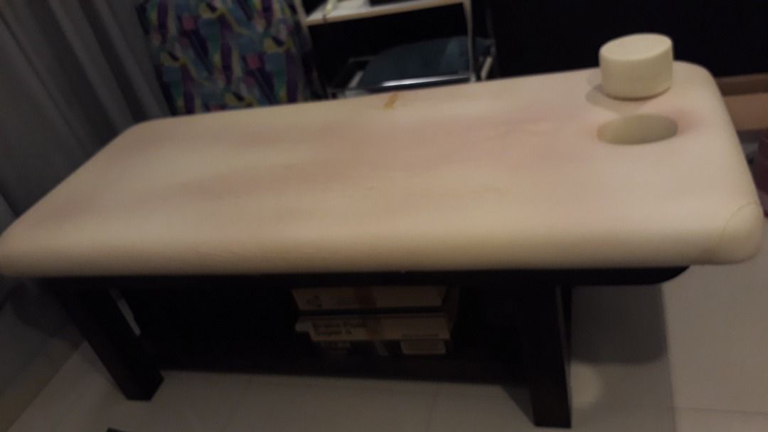 Body Massage Bed. With Solid Wood frame and legs, Furniture & Home