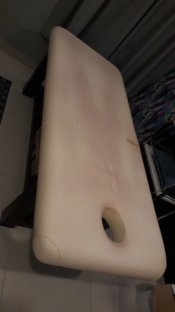 Body Massage Bed. With Solid Wood frame and legs, Furniture & Home