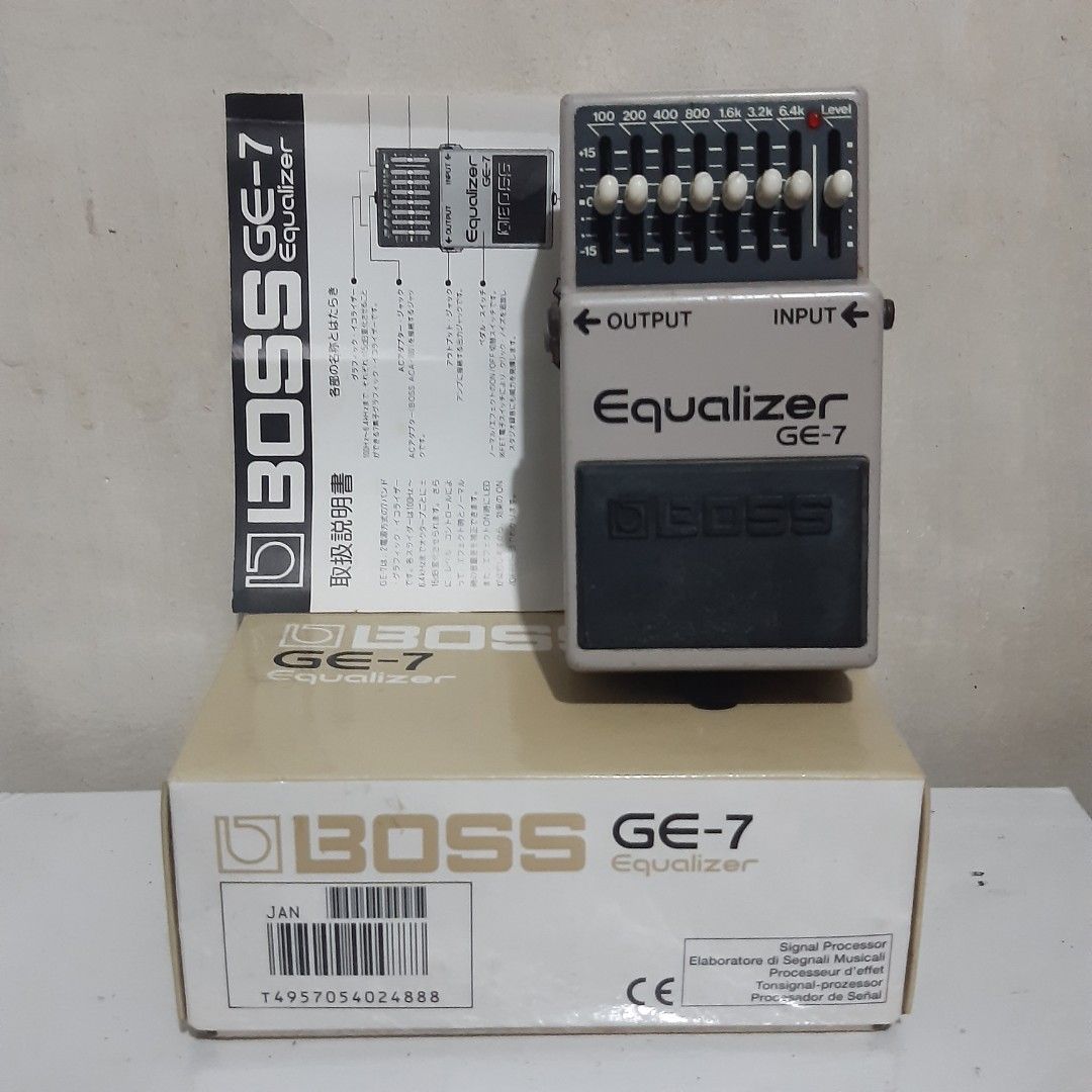 Boss GE7 Equalizer w/ Box & Manual (Negotiable) on Carousell