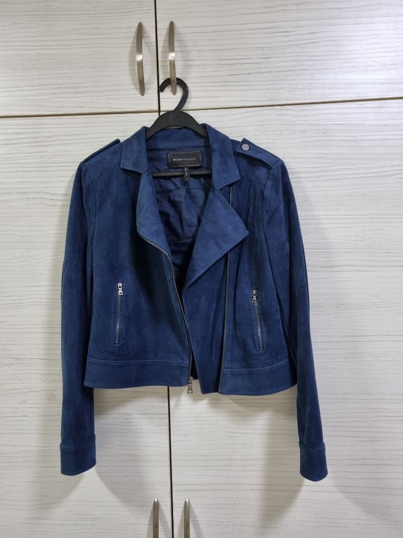 Bcbg suede new arrivals jacket