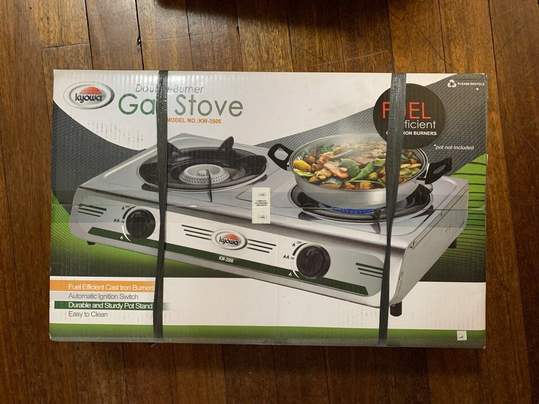 Brand new Kyowa Double Burner Gas Stove, TV & Home Appliances, Kitchen