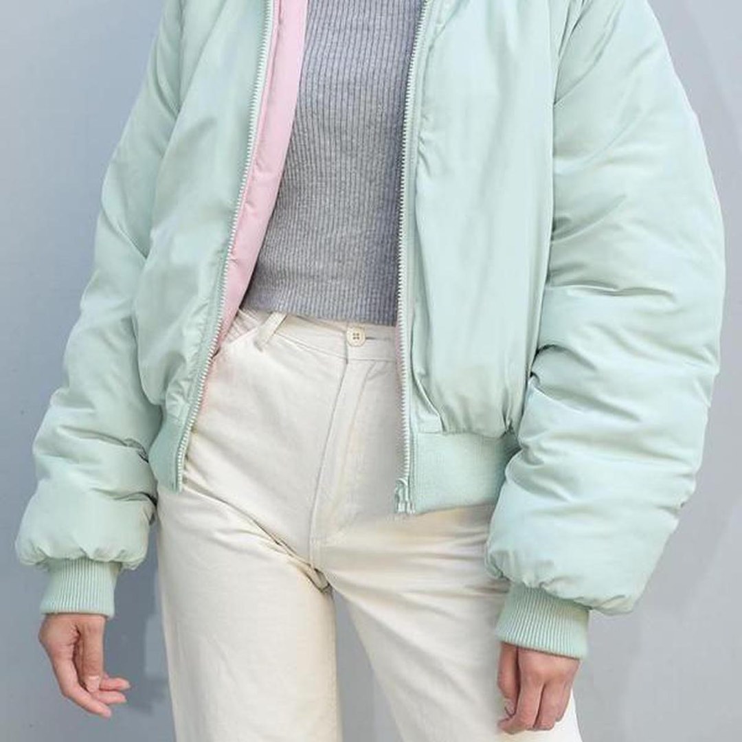 Brandy melville discount green puffer jacket
