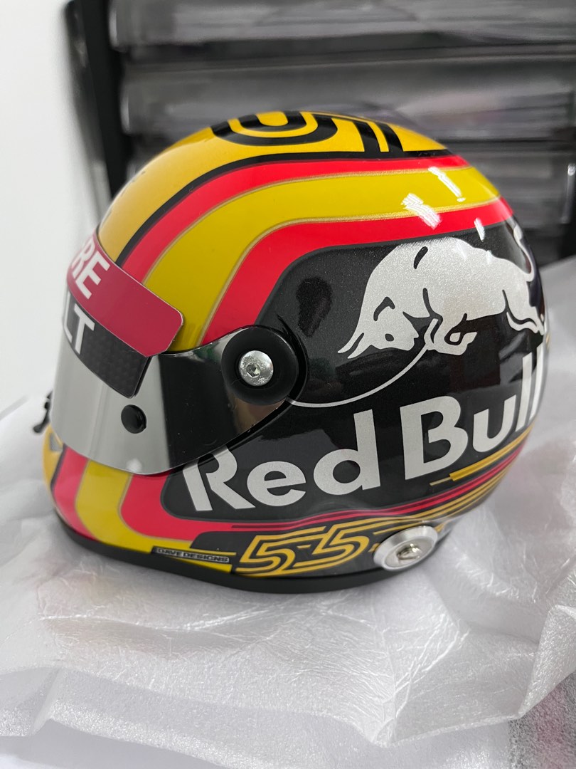 Casque 1/2 Sainz 2018 French GP - Neuf - Échelle 1:2 - Miniature F1