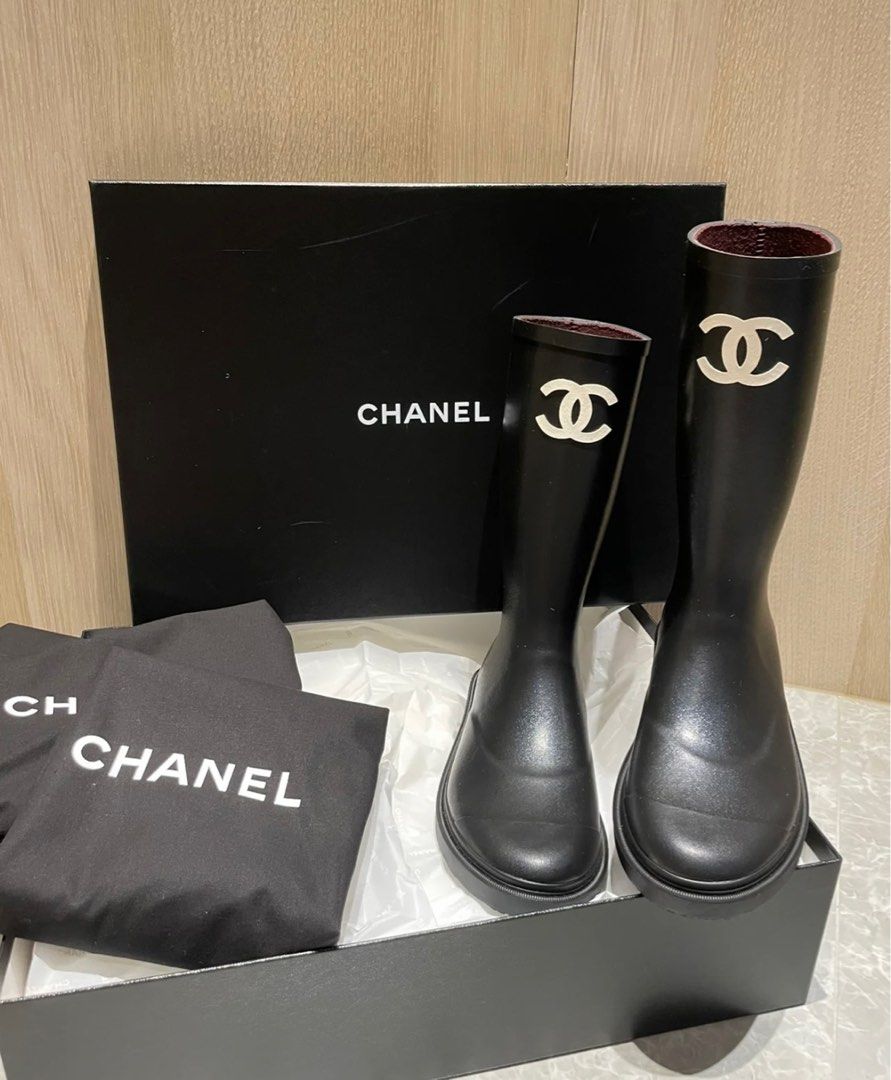 Chanel gumboots shop