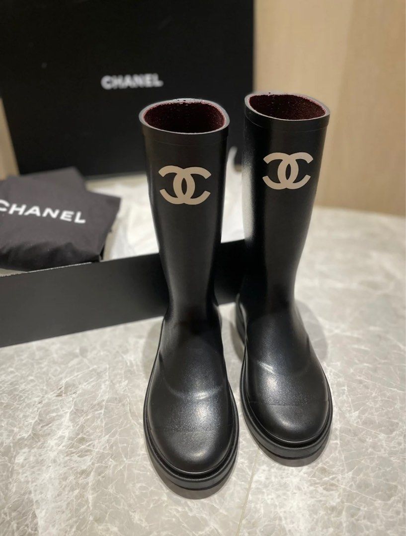 Chanel Gumboots Carousell