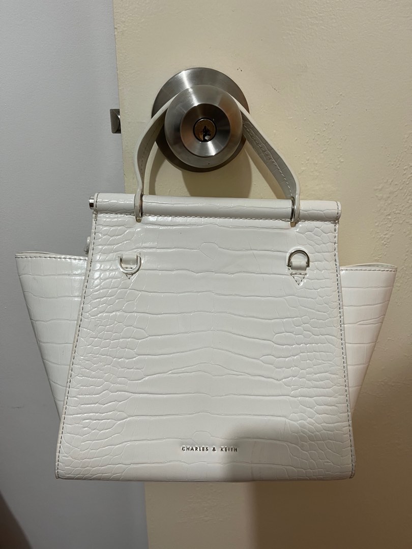 Authentic Charles and Keith White Bag on Carousell