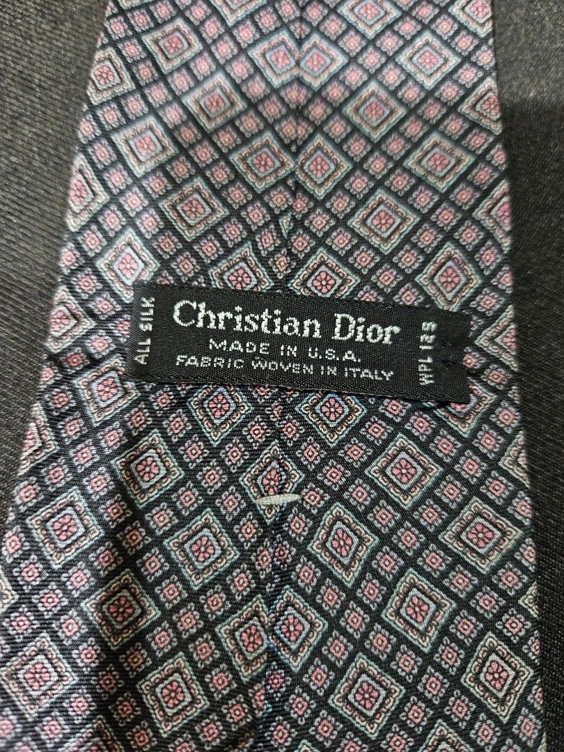 Christian Dior Necktie (Category: Sets & Coordinates) located in Rizal. Submitted by cherry_garcia (Listing ID 1216980820, Image 1). Description: Authentic Pre-Loved Mode of Payment : G-Cash/Paymaya Mode of Delivery : Lalamove/Grab/LBC Location : Filinvest East Marcos Highway Cainta, Rizal.