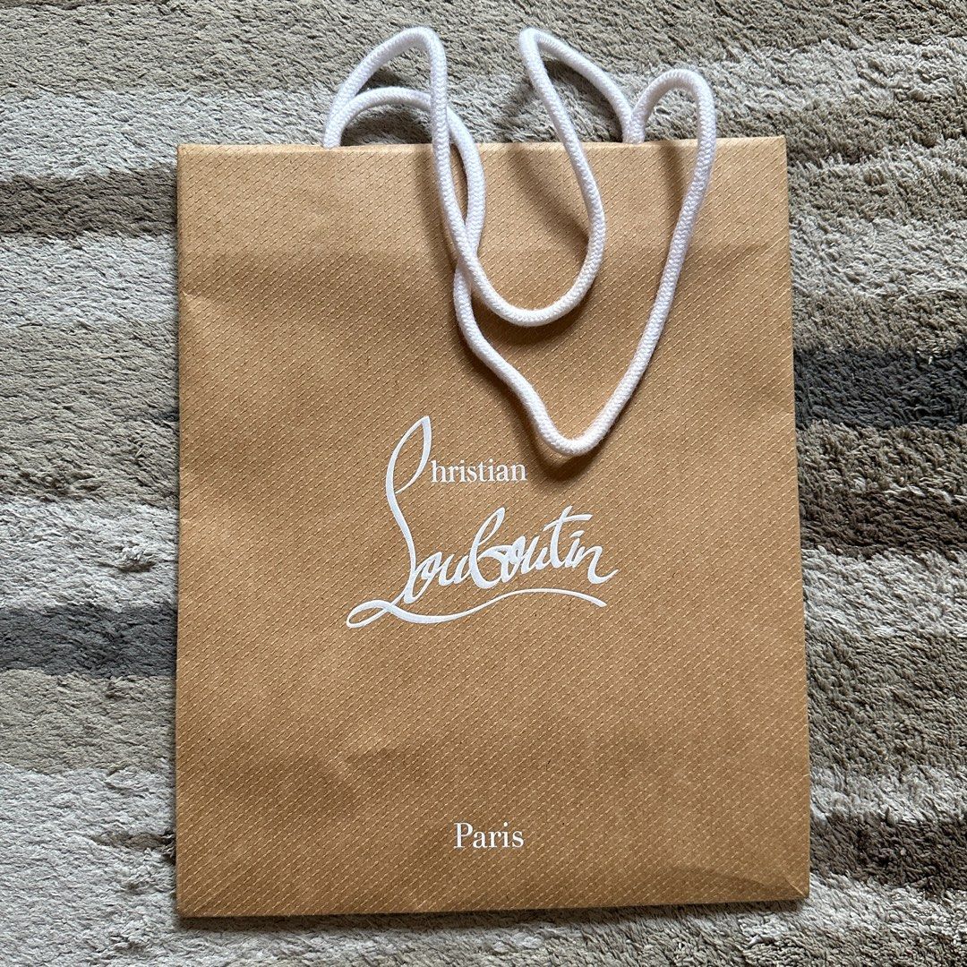 Christian louboutin paper new arrivals bag