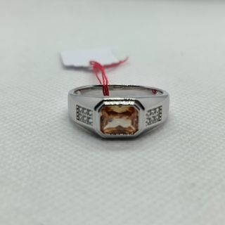 Cincin Lelaki 925 Perak Batu Zircon