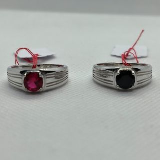Cincin Lelaki 925 Perak Batu Zircon