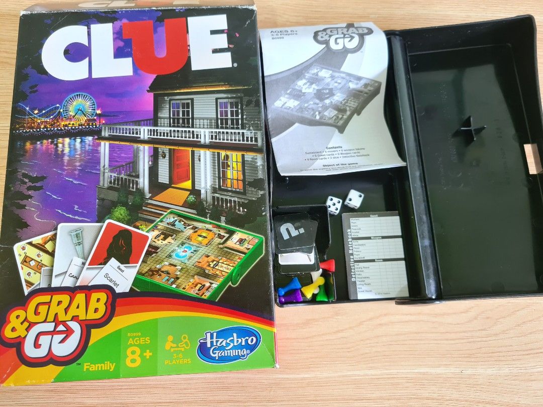 Clue Travel Game Set, Hobbies & Toys, Toys & Games on Carousell