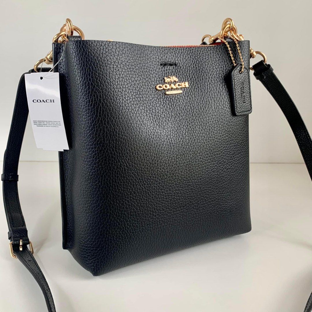Coach black bucket bag new arrivals