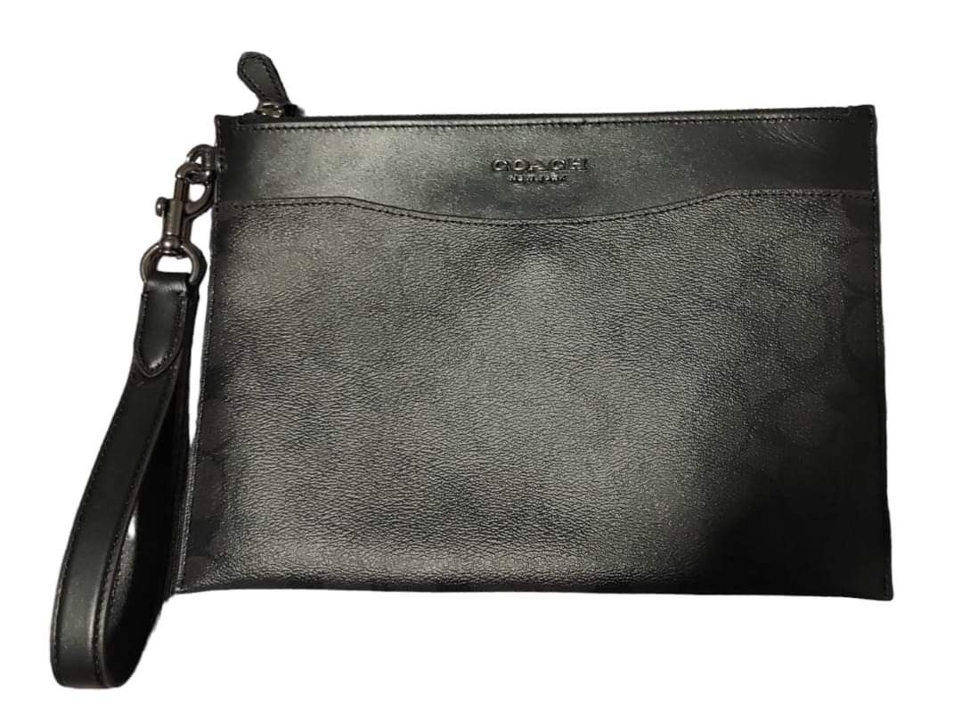 Coach clutch bag, Men's Fashion, Bags, Belt bags, Clutches and Pouches