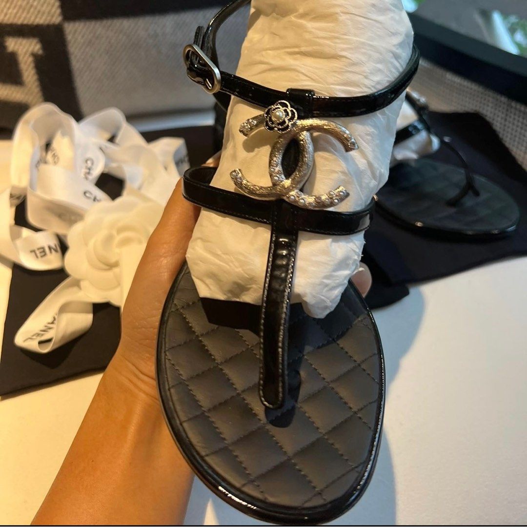 Coco chanel strap sales sandals