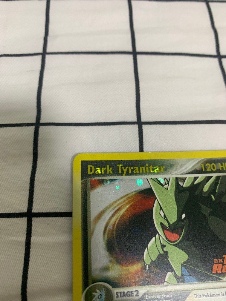Pokemon TCG Dark Tyranitar, Hobbies & Toys, Toys & Games on Carousell