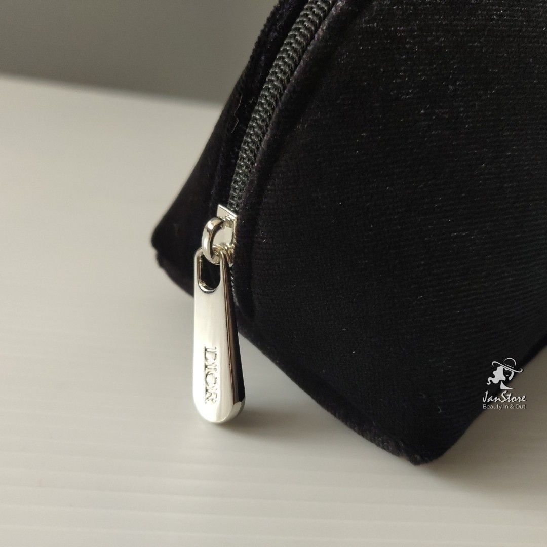 Black velvet makeup hotsell bag