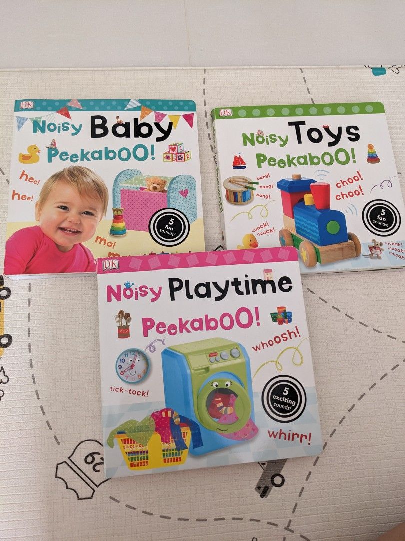 DK Noisy baby peekaboo, Noisy toys peekaboo & Playtime peekaboo