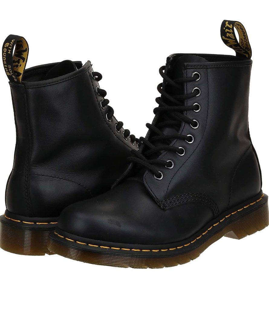 Dr marten 1460 black nappa top women's