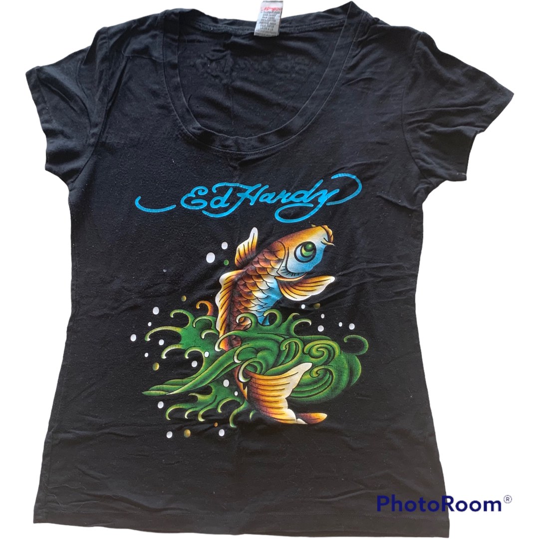ed hardy fish shirt