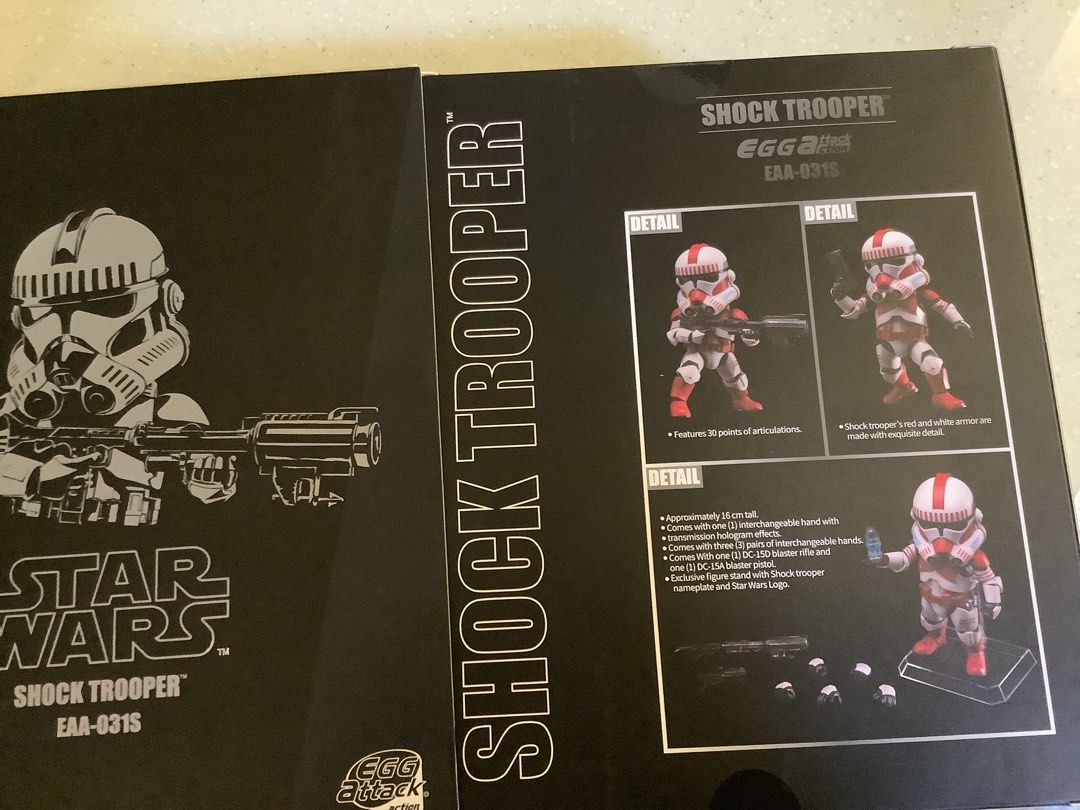 Egg attack shock trooper Star Wars (Category: Toy Figures) located in Singapore. Submitted by hans319 (Listing ID 1216889607, Image 2). Description: Bnib Meet up at Phoenix lrt Pm for more info .