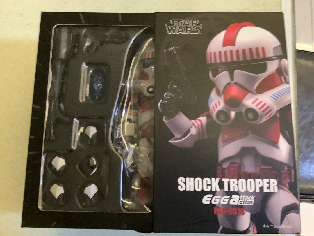 Egg attack shock trooper Star Wars (Category: Toy Figures) located in Singapore. Submitted by hans319 (Listing ID 1216889607, Image 1). Description: Bnib Meet up at Phoenix lrt Pm for more info .