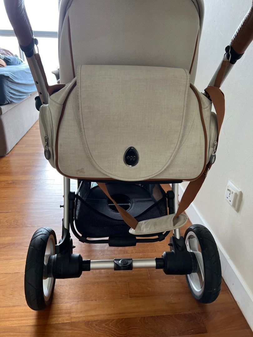Egg stroller with diaper bag and accessories Babies Kids Going