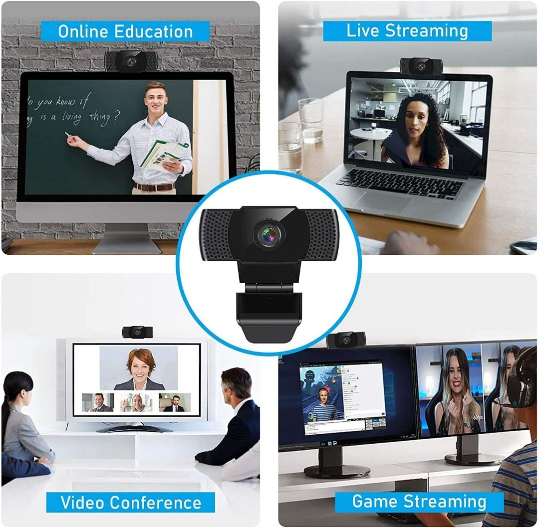 ehome webcam with microphone usb 1080p
