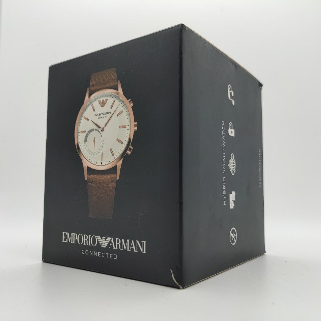 Emporio Armani Hybrid Smartwatch ART3002, Men's Fashion, Watches &  Accessories, Watches on Carousell