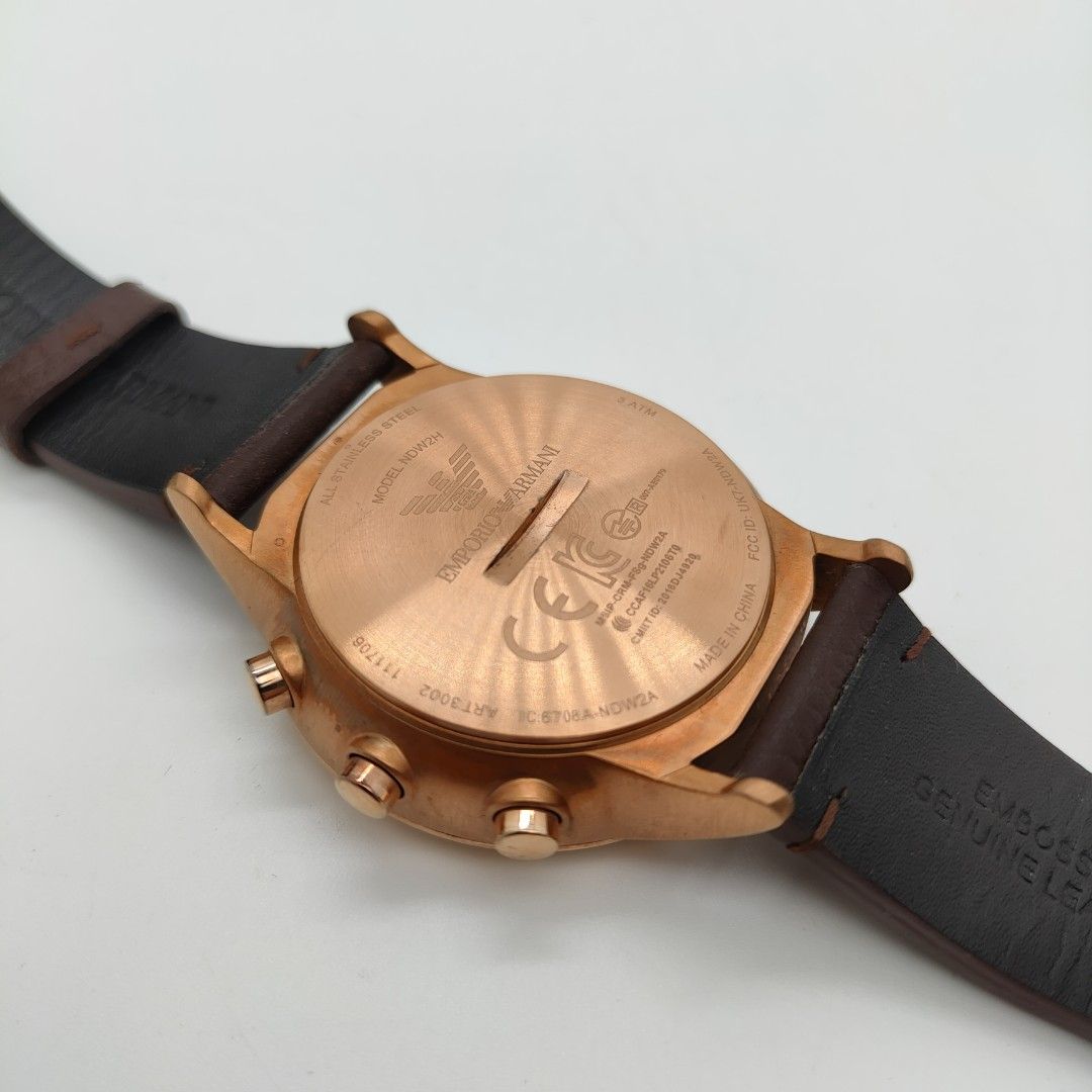 Emporio Armani Hybrid Smartwatch ART3002, Men's Fashion, Watches &  Accessories, Watches on Carousell